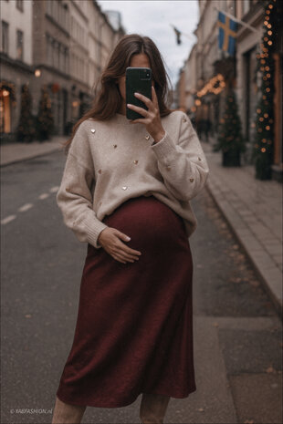 GOLDEN HEART KNIT BEIGE GOLDEN HEART KNIT BEIGE