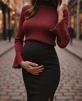 ribbed lace top ♡ bordeaux ribbed lace top ♡ bordeaux