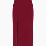 maxi split skirt ♡ bordeaux