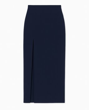 maxi split skirt ♡ dark blue maxi split skirt ♡ dark blue