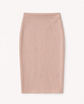 eline stretch skirt ♡ taupe