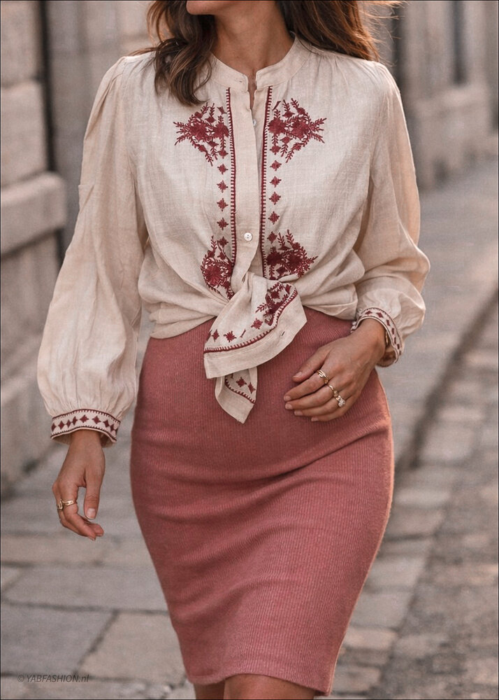 INDY BLOUSE BEIGE