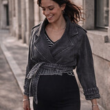 loes denim jacket ♡ black