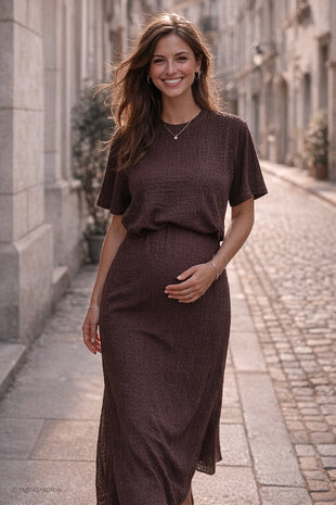 WRINKLE 2 PIECE SET BROWN WRINKLE 2 PIECE SET BROWN