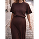 WRINKLE 2 PIECE SET BROWN WRINKLE 2 PIECE SET BROWN