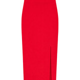 maxi split skirt ♡ red