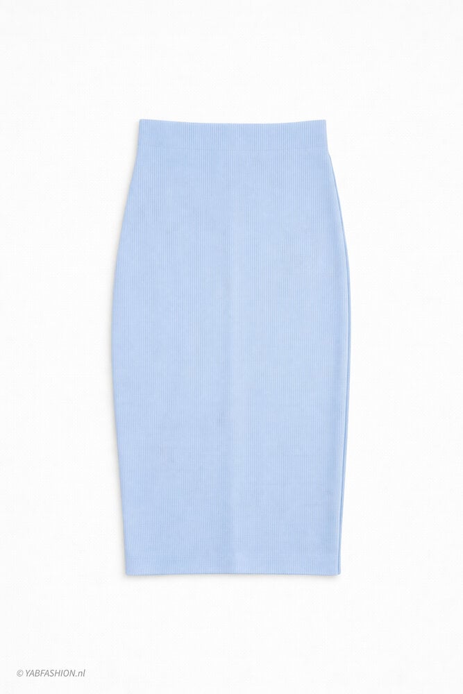 ELINE STRETCH SKIRT PASTEL BLUE