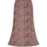 wrinkle maxi skirt ♡ leopard print