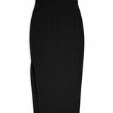 maxi split skirt ♡ black