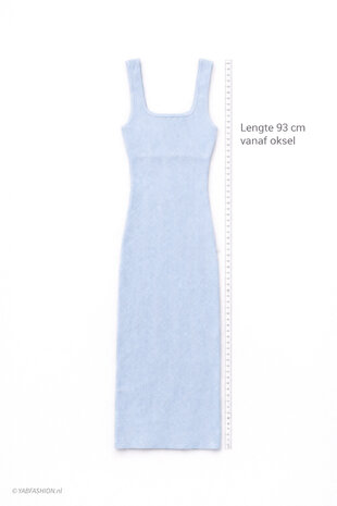 SINGLET STRETCH DRESS LIGHT BLUE