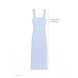 SINGLET STRETCH DRESS LIGHT BLUE