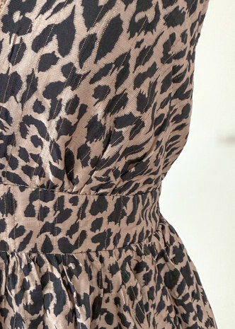 MARI MAXI DRESS LEOPARD PRINT