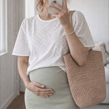 broderie tee ♡ white