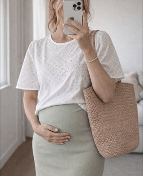 broderie tee ♡ white