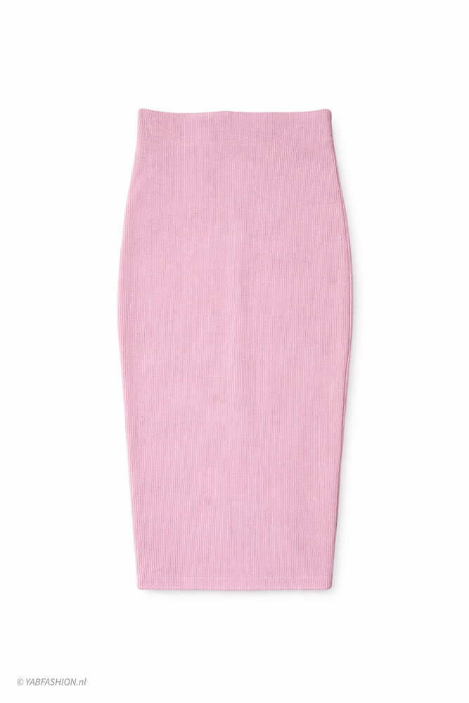 ELINE STRETCH SKIRT POWDER PINK