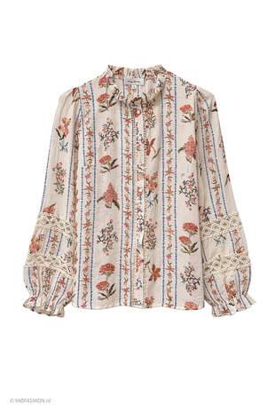 MARA BLOUSE FLOWER PRINT