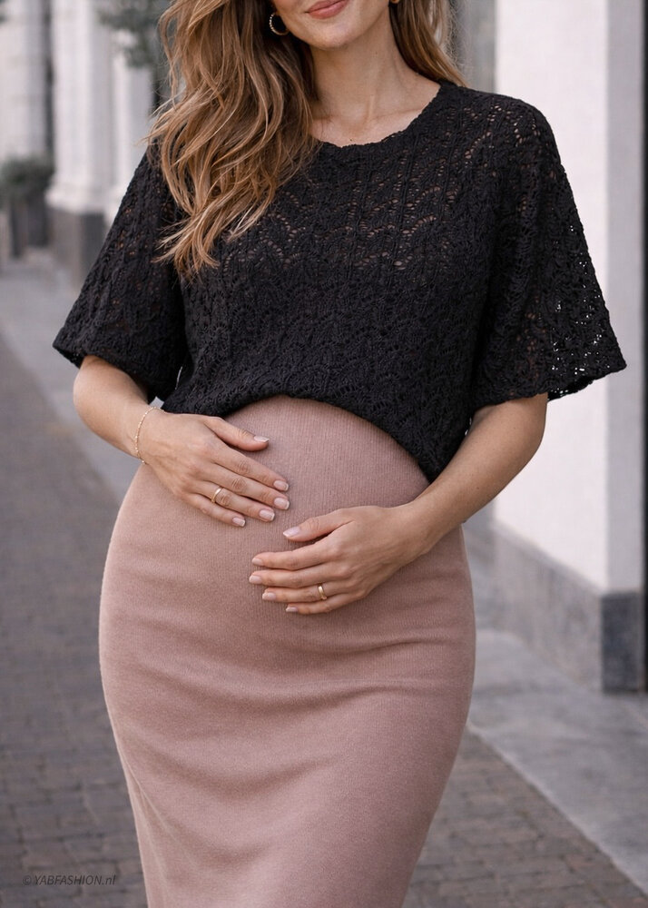 JOLIE CROCHET TOP BLACK