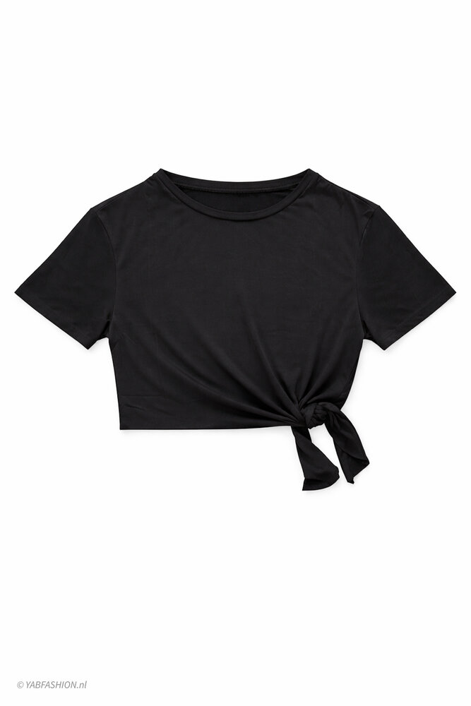 BOW TEE BLACK