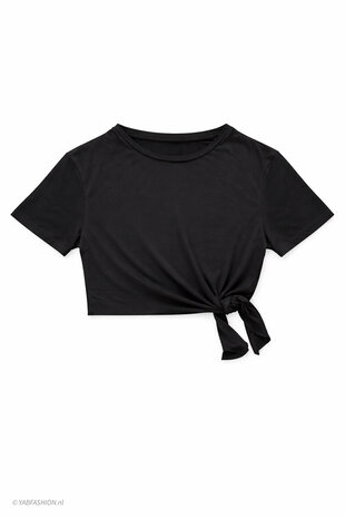 BOW TEE BLACK