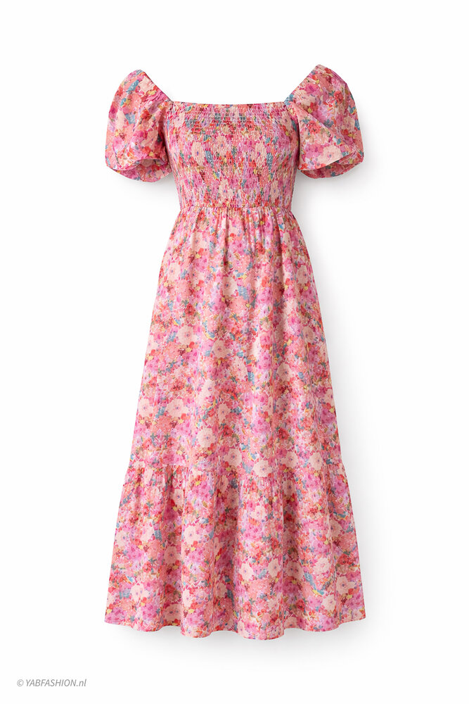 LOLA MAXI DRESS FLOWER PRINT