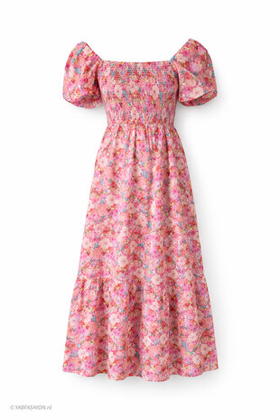 LOLA MAXI DRESS FLOWER PRINT