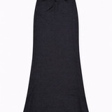 wrinkle maxi skirt ♡ black