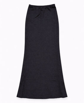wrinkle maxi skirt ♡ black