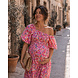LOLA MAXI DRESS FLOWER PRINT
