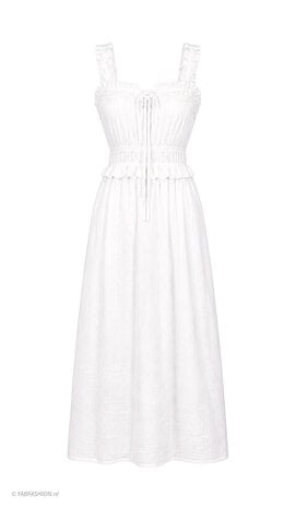 AMY MOUSSELINE MAXI DRESS WHITE