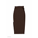 MAXI3 SPLIT SKIRT BROWN