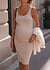 singlet stretch dress ♡ beige