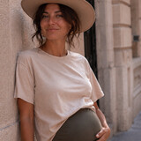 vera basic tshirt ♡ beige