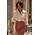 MILA BRODERIE BLOUSE BEIGE