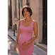 SINGLET3 STRETCH DRESS OLD PINK