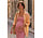 BOYFRIEND FIT STRIPED BLOUSE YELLOW PINK