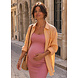 BOYFRIEND FIT STRIPED BLOUSE YELLOW PINK BOYFRIEND FIT STRIPED BLOUSE YELLOW PINK