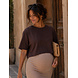 BASIC2 CROPPED TSHIRT BROWN BASIC2 CROPPED TSHIRT BROWN