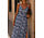 MABLE PRINT MAXI DRESS DARK BLUE