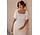 SMOCKED FLOWER DRESS WHITE
