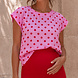 LILLY DOTTED TOP PINK RED LILLY DOTTED TOP PINK RED