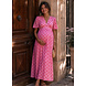 LILLY MAXI DRESS PINK RED