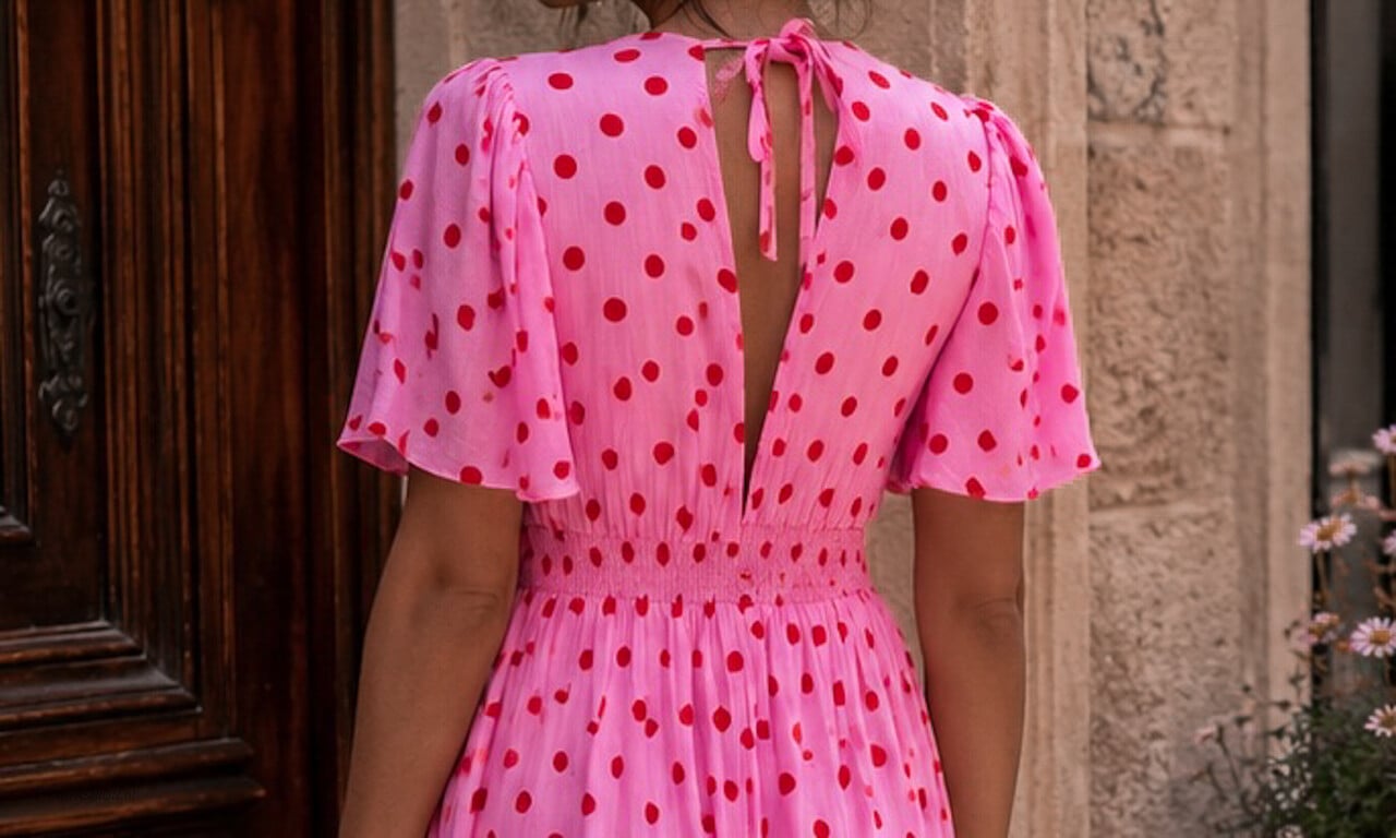 LILLY MAXI DRESS PINK RED