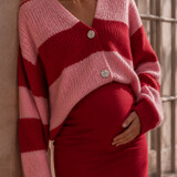 rosy cardigan ♡ pink & red