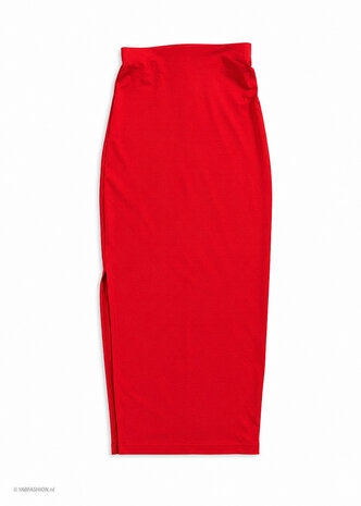 MAXI2 SPLIT SKIRT RED MAXI2 SPLIT SKIRT RED