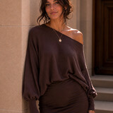 beau knit ♡ brown