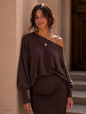 BEAU KNIT BROWN BEAU KNIT BROWN