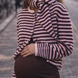 fayenne cardigan ♡ pink & bordeaux