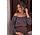 DOTTED OFF SHOULDER BLOUSE BROWN