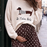 je t'aime knit ♡ beige