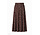 DOTTED MAXI SKIRT BROWN